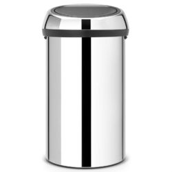 Brabantia 60L Touch Bin – Brilliant Steel Lid